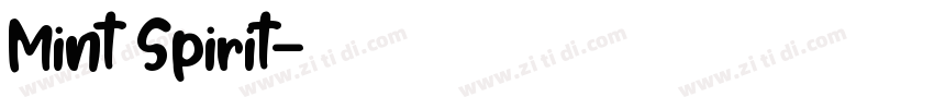 Mint Spirit字体转换